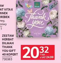 Selgros Dilmah Zestaw Herbat Thank You Gift oferta