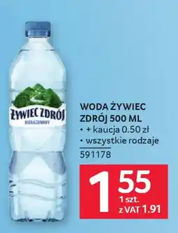 Selgros Żywiec Zdrój Woda oferta