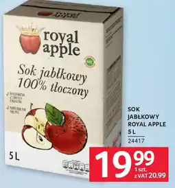 Selgros Royal Apple Sok jabłkowy 100% tłoczony oferta