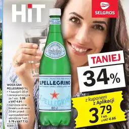 Selgros S.Pellegrino Woda oferta