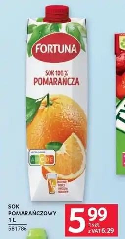 Selgros Fortuna Sok 100% Pomarańcza oferta