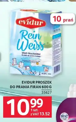 Selgros Evidur Rein Weiss proszek do prania firan oferta