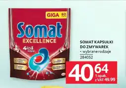 Selgros Somat Excellence Kapsułki do zmywarek oferta