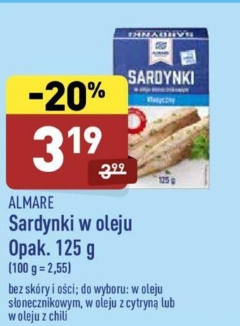 Sardynki w oleju 125g