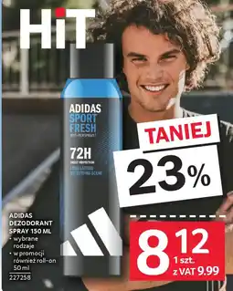 Selgros Adidas Dezodorant Spray Sport Fresh oferta
