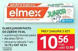 Selgros Elmex Junior Pasta do zębów oferta