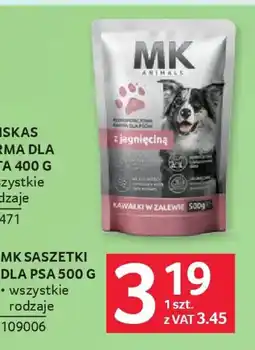 Selgros Mk animals Saszetki dla psa z jagnięciną oferta