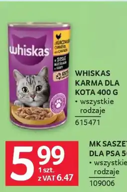 Selgros Whiskas Karma dla kota oferta