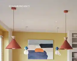 Castorama Lampa wisząca Italux Latera 1xE14 niebiesko-biała oferta