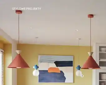 Lampa wisząca Italux Latera 1xE14 niebiesko-biała