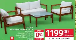 Selgros Zestaw mebli ogrodowych lucca oferta