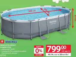 Selgros Bestway Basen stelażowy Power Steel oferta