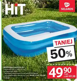 Selgros Basen dmuchany Blue oferta