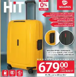 Selgros Samsonite Walizka pp 88 l oferta