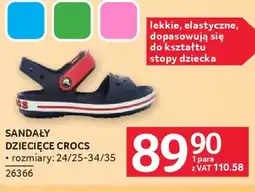 Selgros Crocs Sandały dziecięce oferta