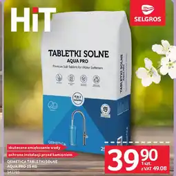 Selgros Qemetica tabletki solne aqua pro oferta