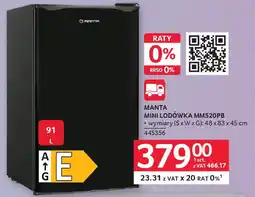 Selgros Manta Mini Lodówka MM520PB oferta