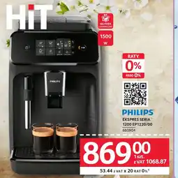 Selgros Philips ekspres seria 1200 EP1220/00 oferta