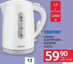 Selgros Zelmer czajnik elektryczny ZCK7616S oferta