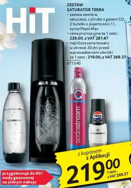 Selgros Sodastream saturator terra oferta