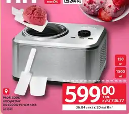 Selgros Profi Cook Urządzenie do lodów pc-icm 1268 oferta