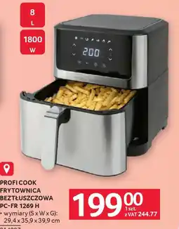 Selgros Profi cook frytownica beztłuszczowa pc-fr 1269 H oferta
