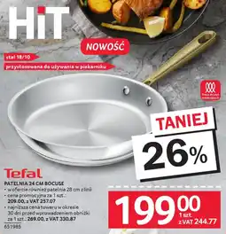 Selgros Tefal Patelnia 24 cm bocuse oferta