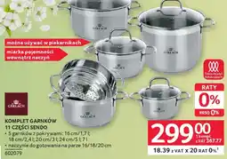 Selgros Gerlach Komplet garnków 11 części Sendo oferta