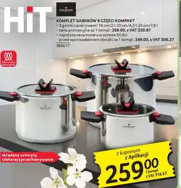 Selgros Zwieger Komplet garnków 6 części Kompakt oferta