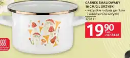 Selgros Garnek emaliowany grzybki oferta