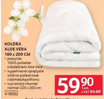 Selgros Kołdra aloe vera oferta