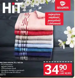 Selgros Ręcznik grafik oferta