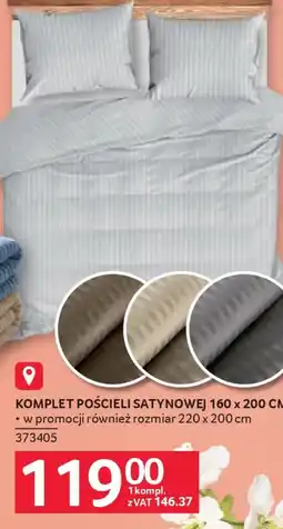 Selgros Komplet pościeli satynowej oferta