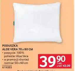 Selgros Poduszka aloe vera 70 x 80 cm oferta