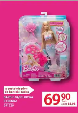 Selgros Barbie Bąbelkowa Syrenka oferta