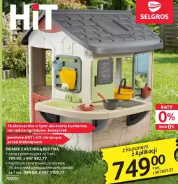 Selgros Domek Z kuchnią błotną oferta