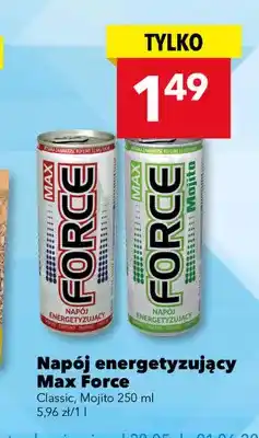 Napój energetyzujący Max Force Classic
