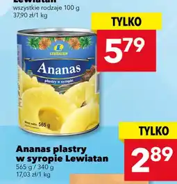 Lewiatan Ananas plastry w syropie Lewiatan oferta