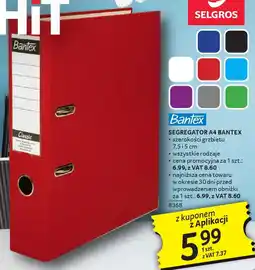 Selgros Bantex segregator A4 oferta
