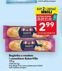 Lewiatan Bagietka z masłem i czosnkiem BakerVille oferta