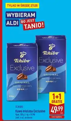 ALDI Kawa mielona Tchibo Exclusive Original oferta