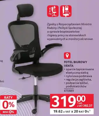 Selgros Fotel biurowy venta oferta