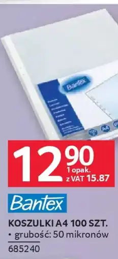 Selgros Bantex koszulki A4 oferta