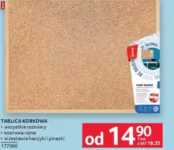 Selgros Tablica korkowa oferta