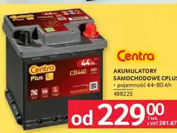 Selgros Centra akumulatory samochodowe cplus oferta