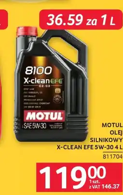 Selgros Motul olej silnikowy x-clean efe 5W-30 oferta