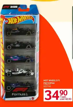 Selgros Hot Wheels F1 Pięciopak oferta