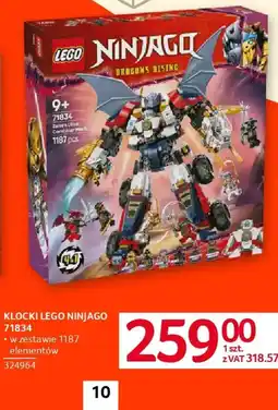 Selgros Klocki lego ninjago Zanes Ice Combiner Mech oferta