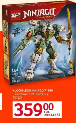 Selgros Lego ninjago Lloyds Titan Mech oferta