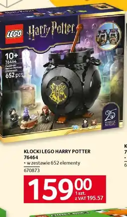 Selgros Klocki lego harry potter Cauldron Secret Potions Classroom oferta